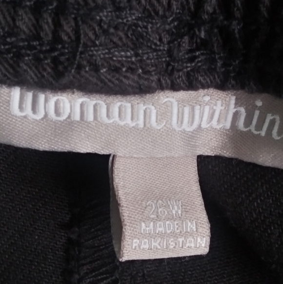 Woman Within plus size  pull on pants - Picture 7 of 8